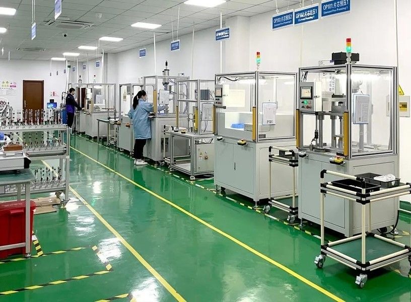 Shanghai Oetex Auto Parts Co.,Ltd cadena de producción del fabricante